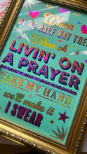 Load image into Gallery viewer, Bon Jovi Livin on a Prayer Print