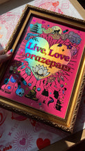 Load image into Gallery viewer, White Lotus Lorazepam unframed A4 print