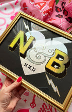 Load image into Gallery viewer, Heart Wedding Initials Custom