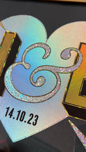 Load image into Gallery viewer, Heart Wedding Initials Custom