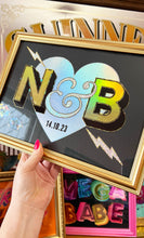Load image into Gallery viewer, Heart Wedding Initials Custom