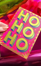 Load image into Gallery viewer, HO HO HO Christmas Card