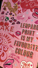 Load image into Gallery viewer, TEA TOWEL Pink Leopard