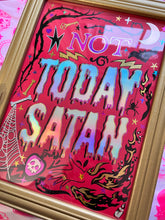 Load image into Gallery viewer, Not Today Satan. Magic Colour Changer. Halloween