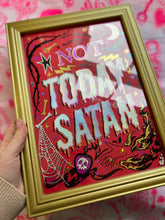 Load image into Gallery viewer, Not Today Satan. Magic Colour Changer. Halloween