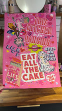 Load image into Gallery viewer, TEA TOWEL Bright Pink Cake