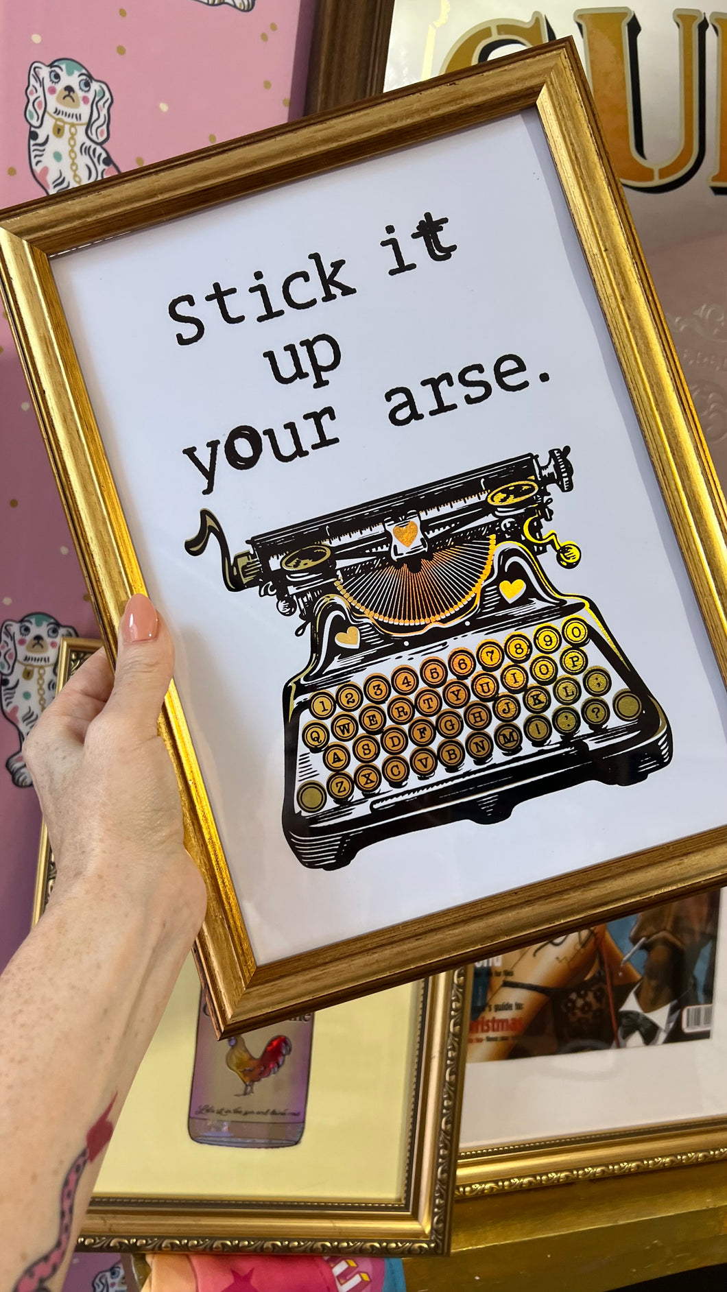 Old Typewriter - Your Custom Message