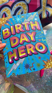 Birthday Hero card