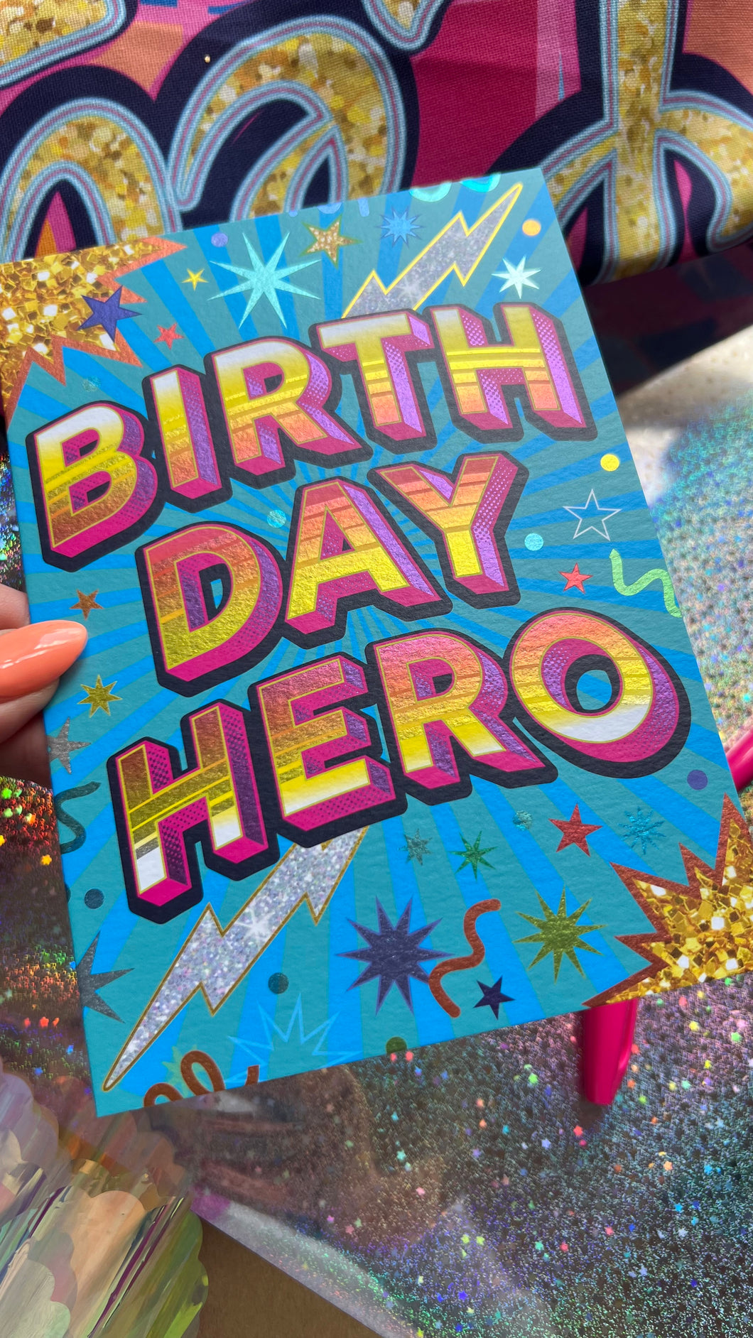 Birthday Hero card