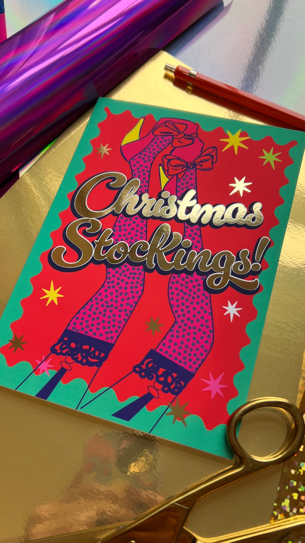Christmas Stockings Card