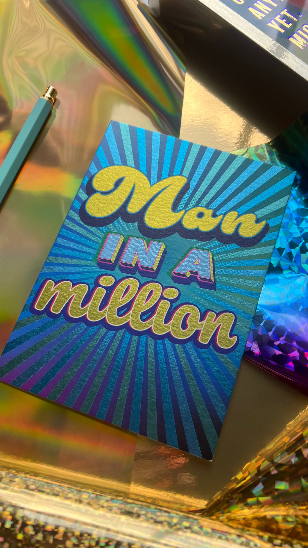 Man In A Million card