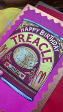 Load image into Gallery viewer, Happy birthday treacle card
