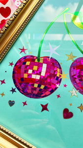 Cherry Disco Mirrorball