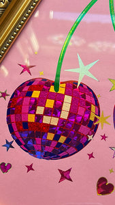 Cherry Disco Mirrorball