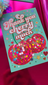 Thank You Cherry Much Card