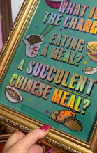 Load image into Gallery viewer, Succulent Chinese Meal A4 print
