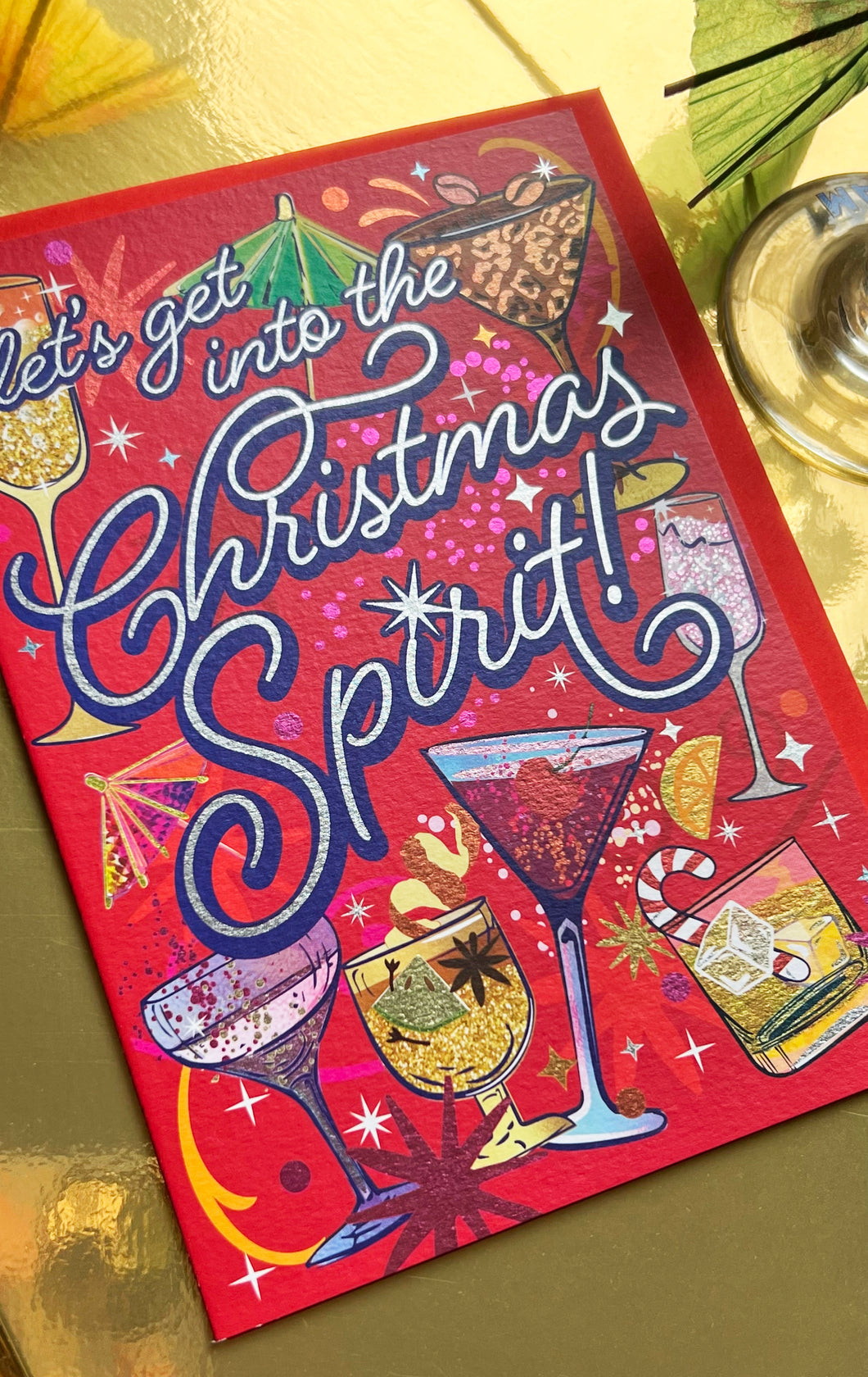 Drinks Spirit Christmas Card
