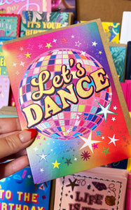 Let's Dance card