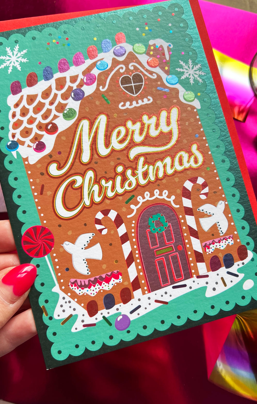 Gingerbread House Christmas Card