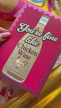 Load and play video in Gallery viewer, Chicken Wine Card
