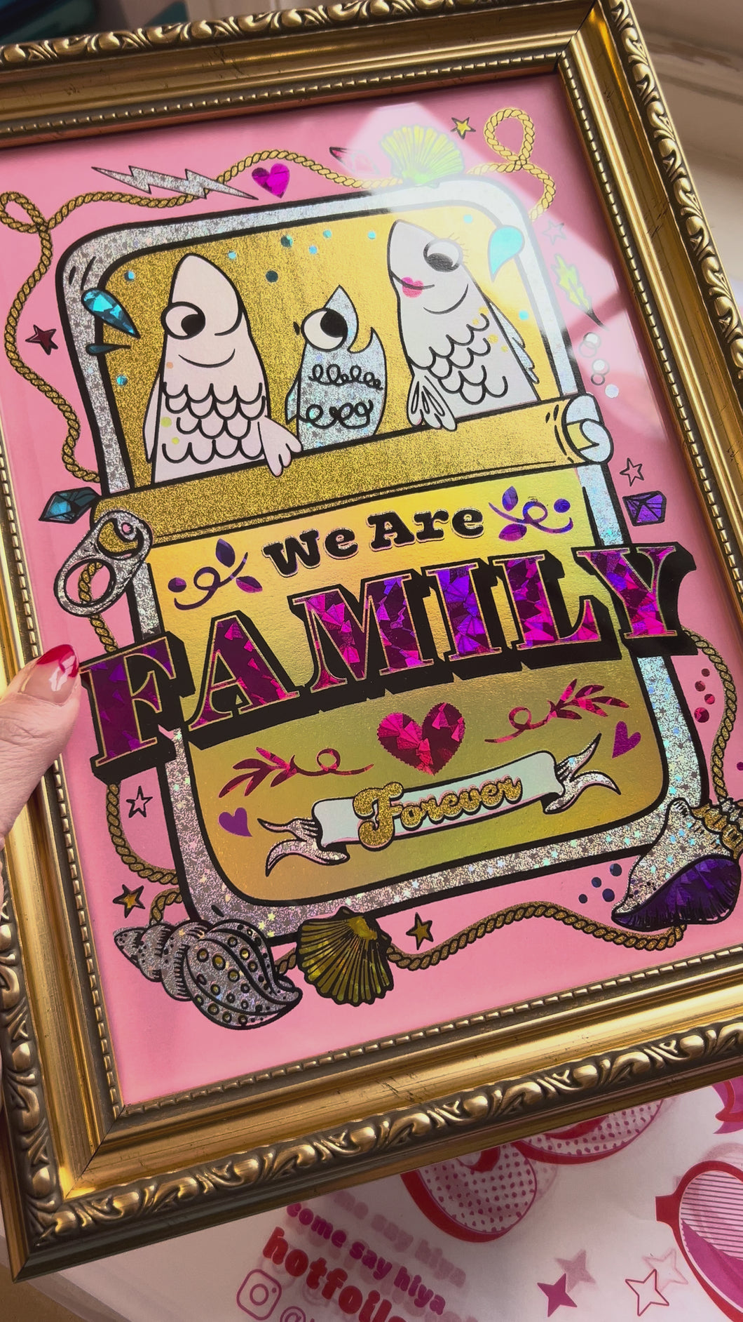 Sardine Family Custom Print