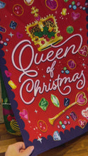 Load and play video in Gallery viewer, Queen of Christmas Tea Towel
