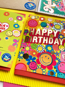 Smiley Flowers card