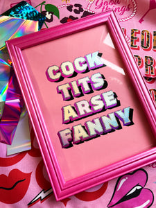 Cock Tits Arse Fanny