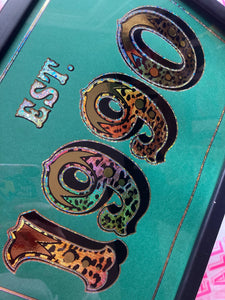 Leopard custom Date Print