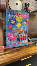 Load image into Gallery viewer, TEA TOWEL Blue Kitchen Disco
