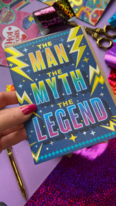 The Man The Myth  Card