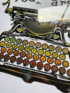 Old Typewriter - Your Custom Message
