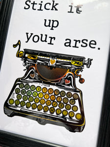 Old Typewriter - Your Custom Message
